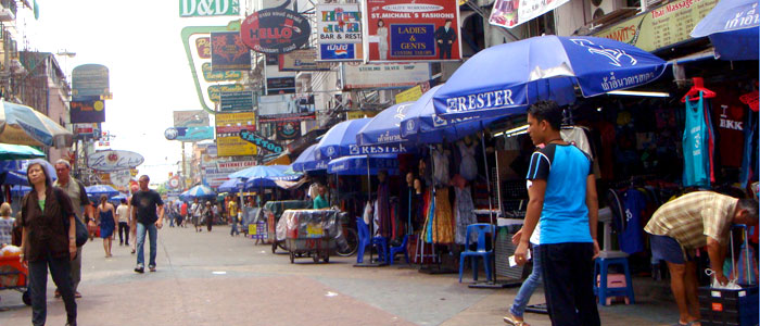 Khoa San Road in Bangkok