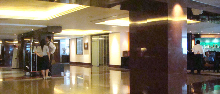 Lobby of Amari Hotel
