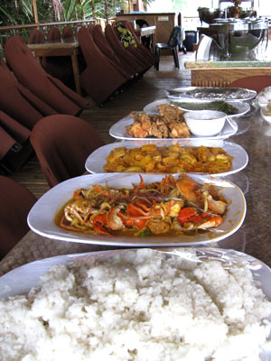 Eating in Bohol