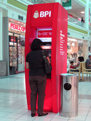 BPI ATM in Ayala Mall in Cebu