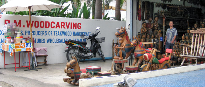 Woodcarving in Chiang Mai