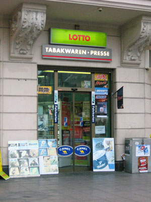 Tabakwaren Presse in Frankfurt