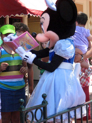 Minnie Mouse at Disneyland