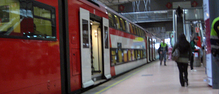 The Renfe in Madrid