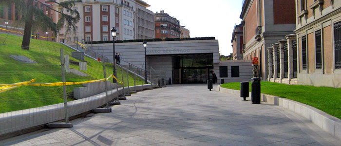 Handicap entrance to Prado Museum