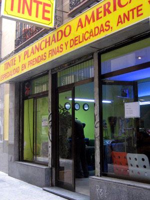 Tinte laundry in Madrid