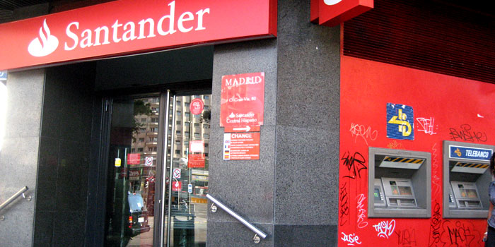 Santander Bank in Madrid