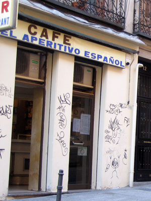 Cafe Aperitivo Espanol in Madrid