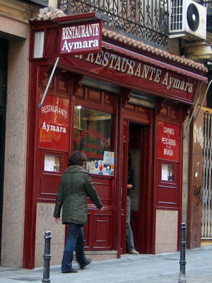 Bar Restaurant Aymara in Madrid