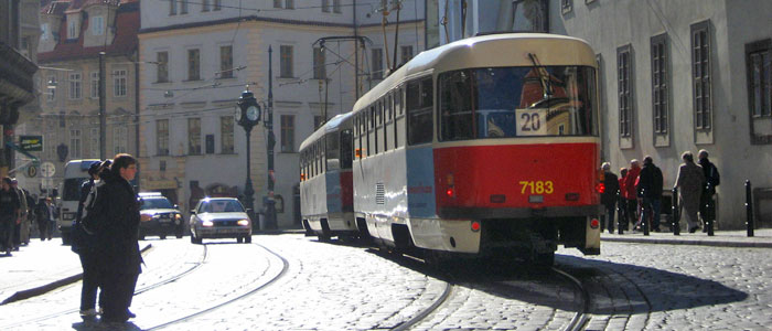 Trams in Prague