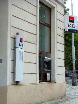 KB ATM in Prague 2