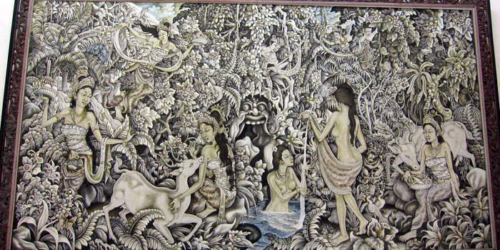 Balinese painting at Neka Art Museum