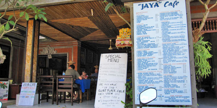 Jaya Cafe in Ubud