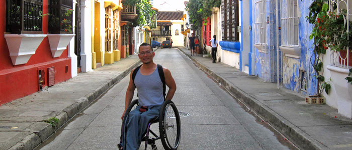 Wheelchair accessibility in Cartagena Colombia