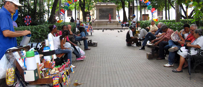 Parque de Bolívar in Old City Cartagena