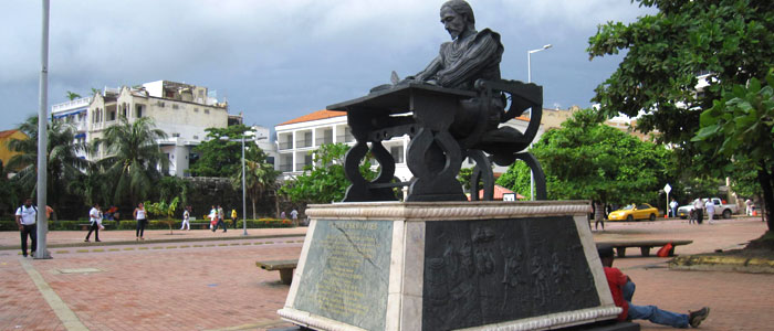 Plaza Cervantes in Cartagena