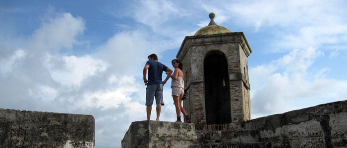 Top of Castillo San Felipe Cartagena